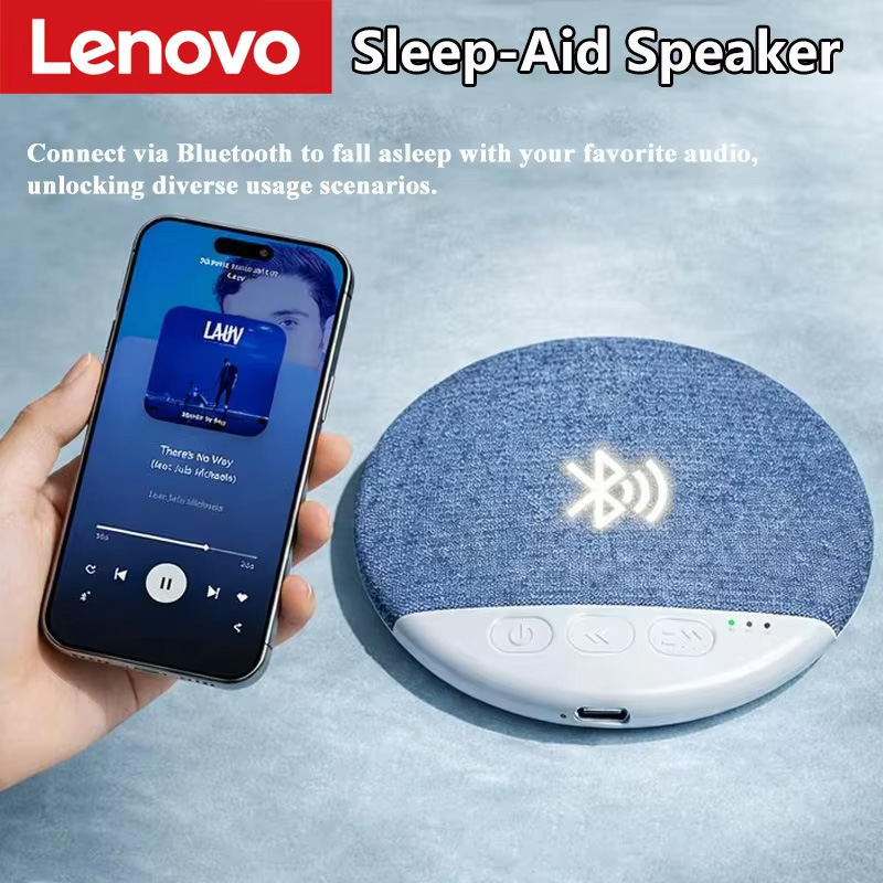 Soundbar Bluetooth Home - Lenovo Schlaf-Bluetooth-Lautsprecher Mini Naturgeräusche Weißes Rauschen