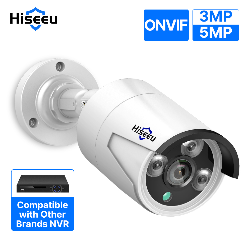 Home Cinema Sony - Hiseeu 5MP Audio IP Sicherheitsüberwachungskamera POE