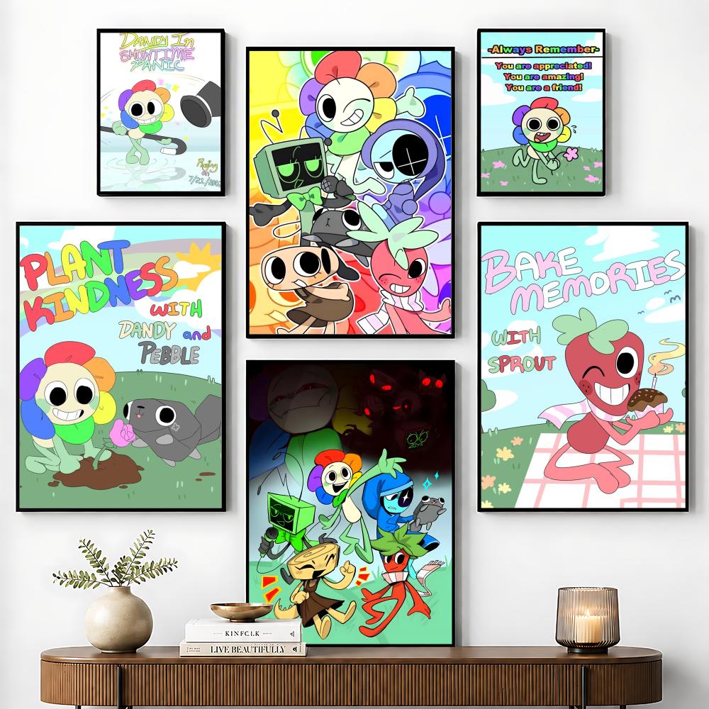 Home Cinema Wallpaper - Game D-Dandys World Poster, perfekter Aufkleber,