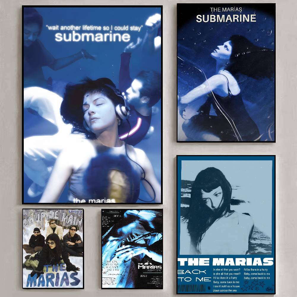 Home Cinema Wallpaper - THE M-Cinema MARIAS SUBMARINE Band-Poster, Kunst,