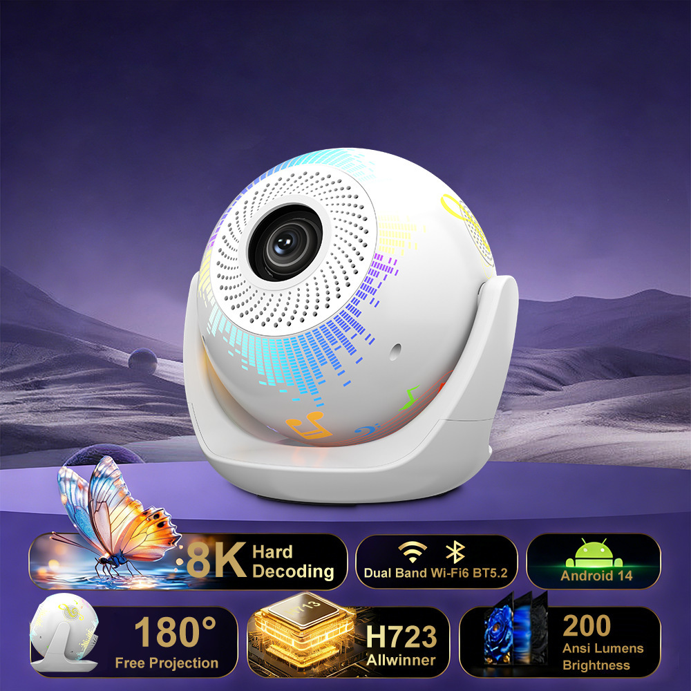 Home Cinema Gaming - 2026 Neuer U6 Intelligenter Projektor 4K