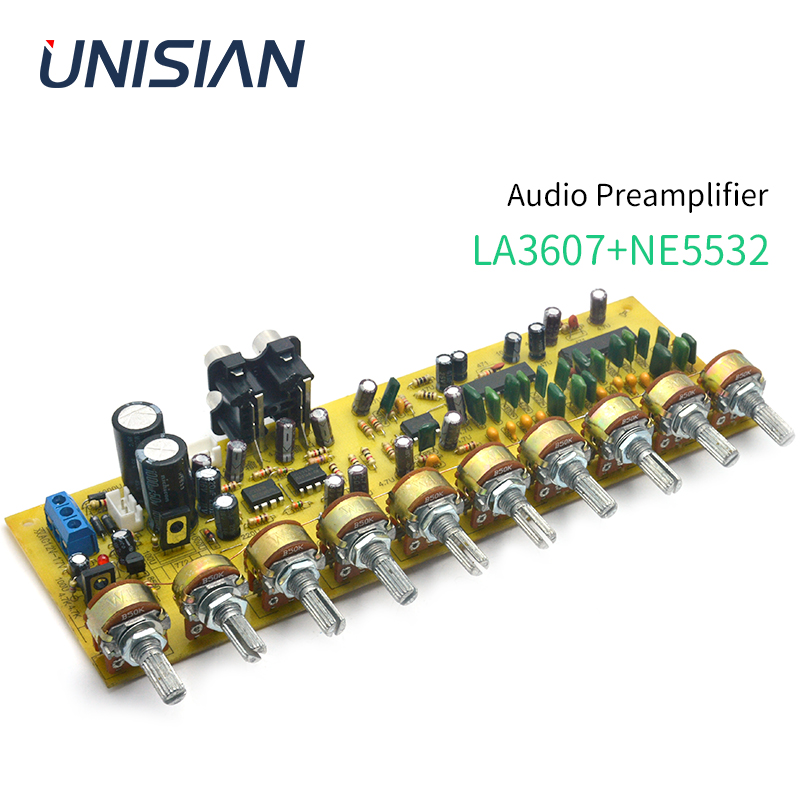 Home Cinema Receiver - UNISIAN Audio Equalizer Board LA3607 NE5532
