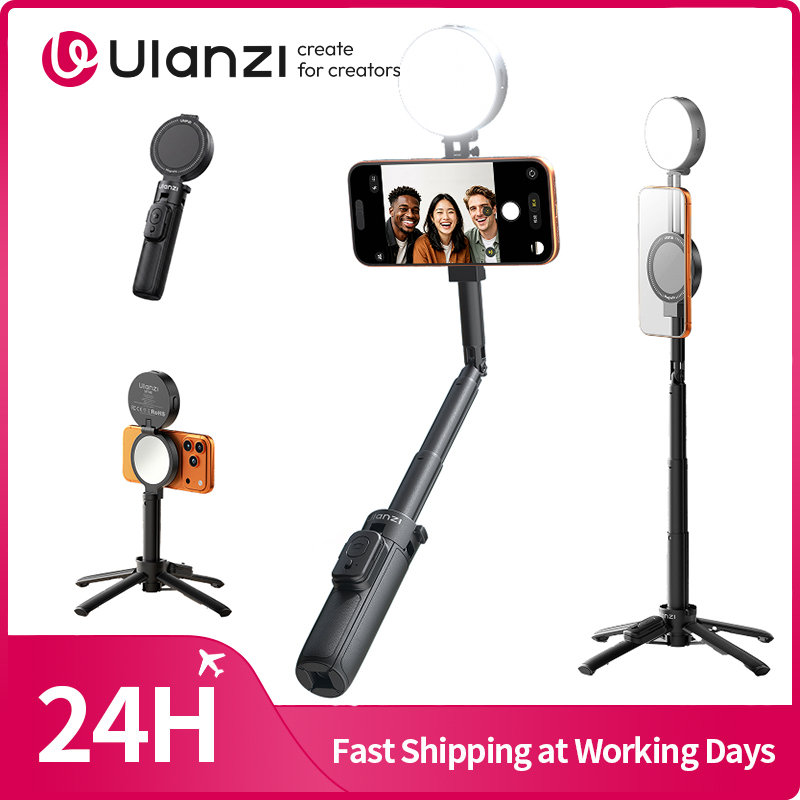 Smart Tv Stick - Ulanzi MT40 2-in-1 Mini-Selfie-Stick mit Füllicht,