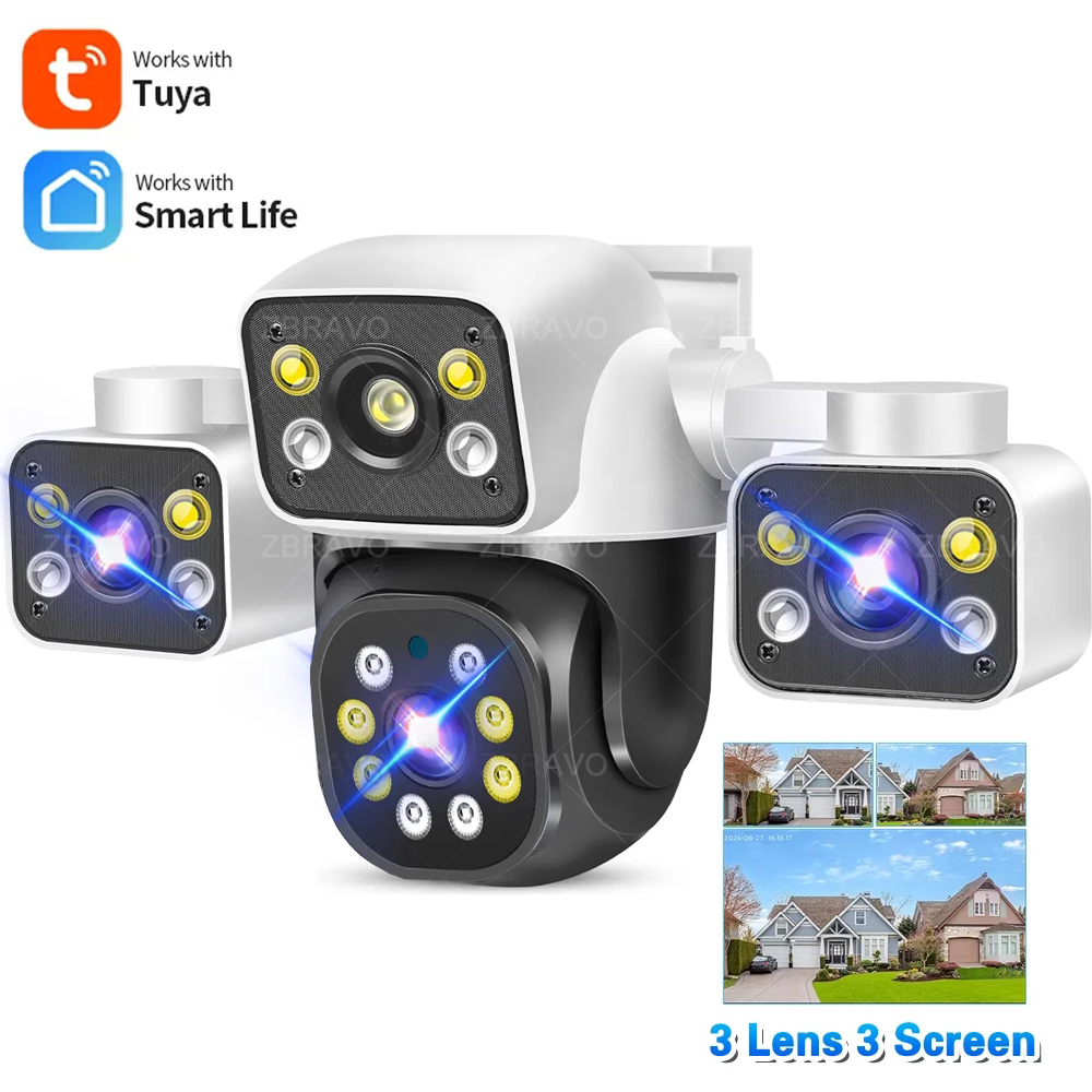 Home Cinema Sony - Tuya SmartLife 3 Bildschirme Outdoor WLAN-Sicherheitskamera