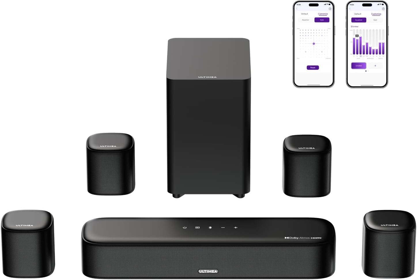 Home Cinema Dolby Atmos - 7.1-Kanal Dolby Atmos Surround-Sound-System für TV