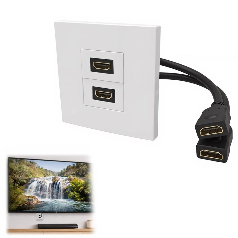Doppel-Port-Wandsteckdose mit  – Home Cinema Gaming Bewertung und Preis