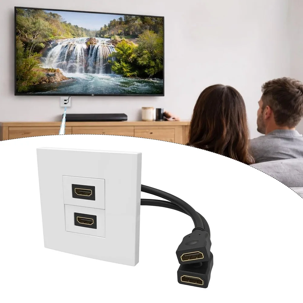 Doppel-Port-Wandsteckdose mit  – Home Cinema Gaming Bewertung und Preis