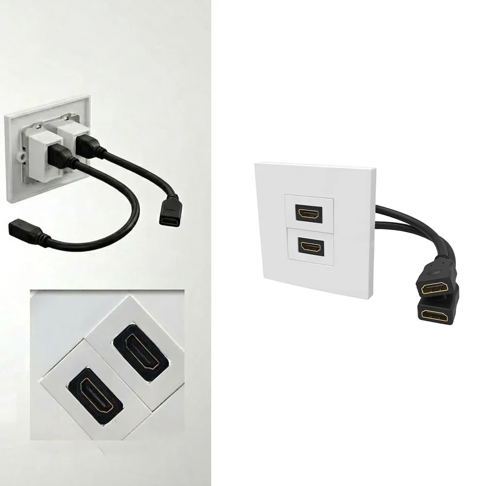 Doppel-Port-Wandsteckdose mit  – Home Cinema Gaming Bewertung und Preis