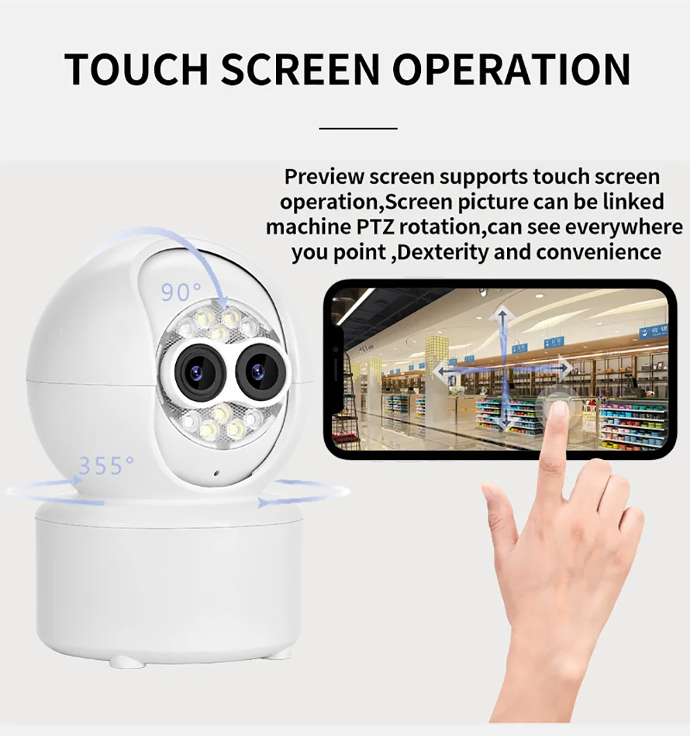 ICsee Dual-Lens 4MP Sicherheit – Home Cinema Sony Bewertung und Preis