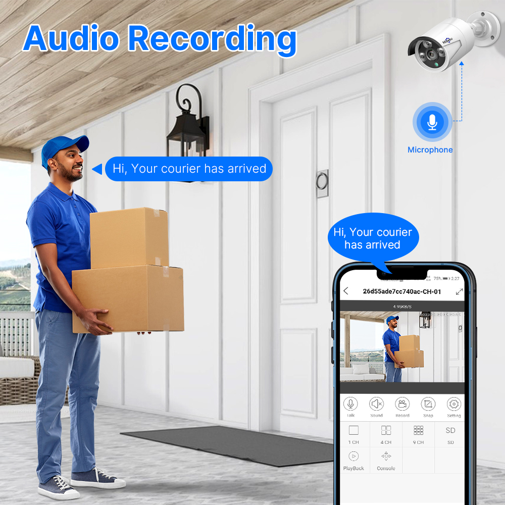 Hiseeu 5MP Audio IP Sicherheit – Home Cinema Sony Bewertung und Preis