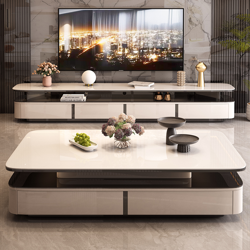 Klassischer beige TV-Schrank,  – Home Cinema Furniture Bewertung und Preis