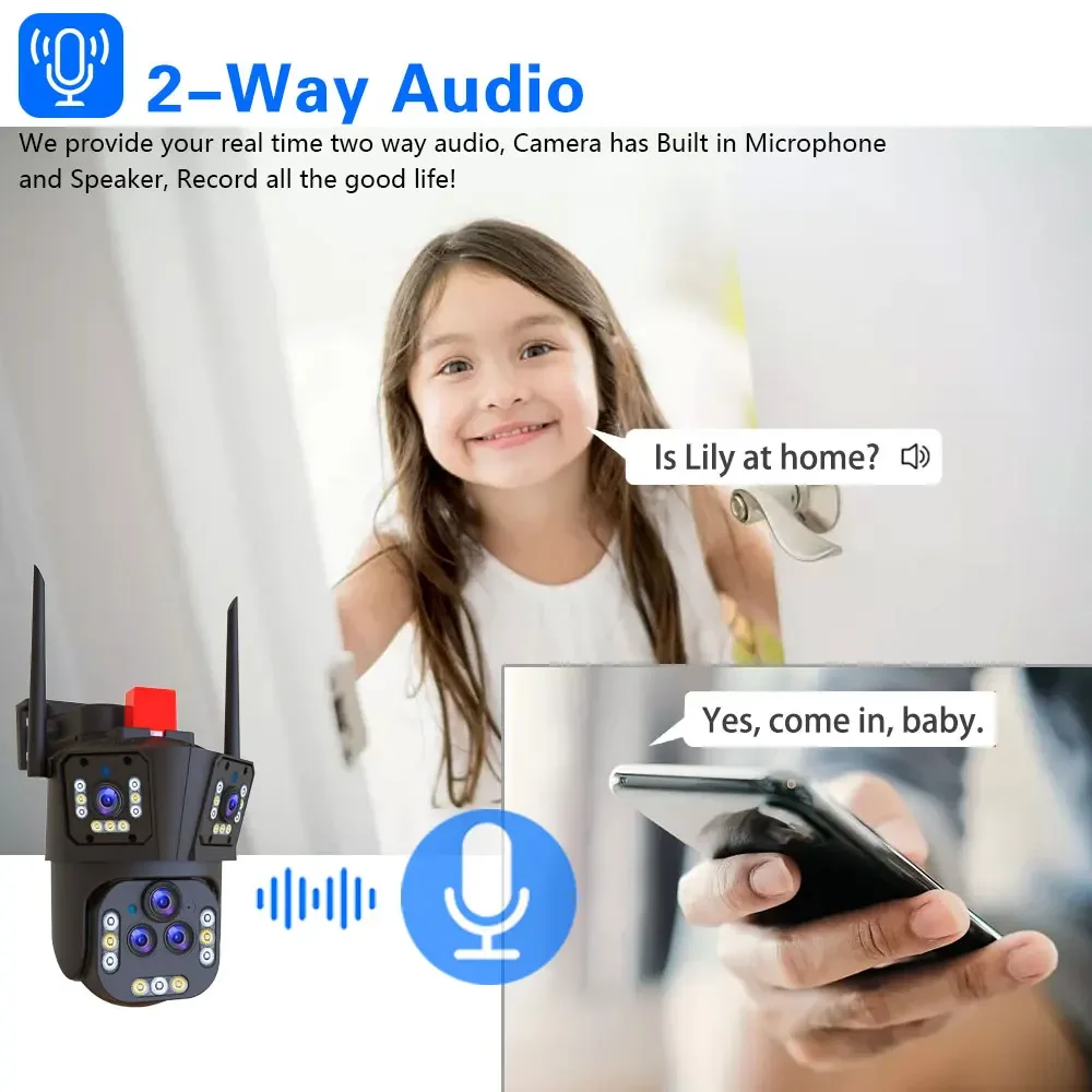 Ultra 20MP 10K WIFI PTZ Steuer – Home Cinema Sony Bewertung und Preis
