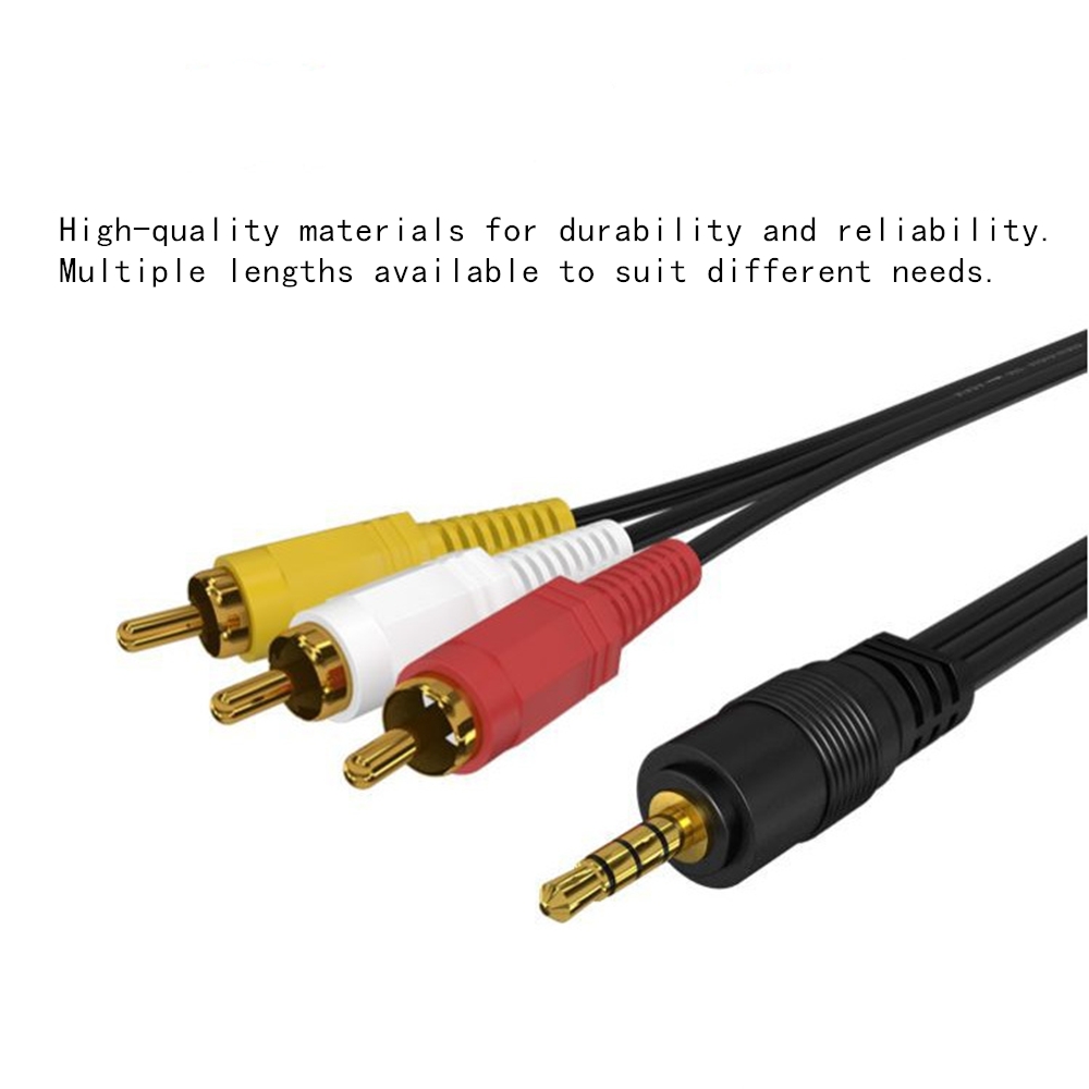 3,5 mm auf 3 Cinch-Audio-Video – Home Cinema Furniture Bewertung und Preis