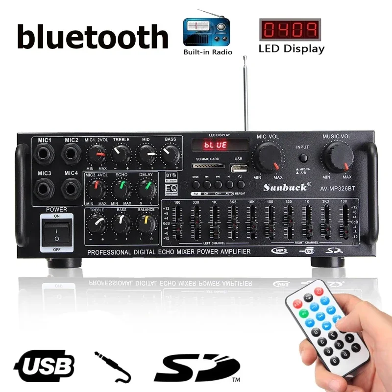 2000W Bluetooth Audio Power Ve – Home Cinema Receiver Bewertung und Preis