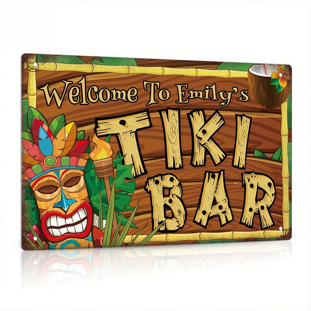 Individuelles Tiki-Bar-Schild, – Home Cinema Classic Bewertung und Preis