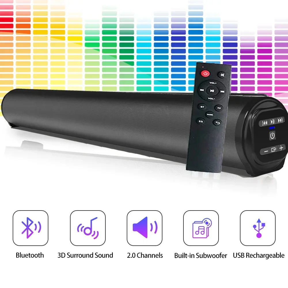 Drahtlose Bluetooth Sound Bar  – Soundbar Bluetooth Home Bewertung und Preis