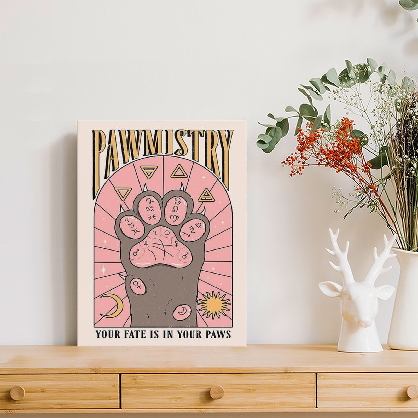 Pawmistry Leinwandgemälde, Pos – Home Cinema Usa Bewertung und Preis