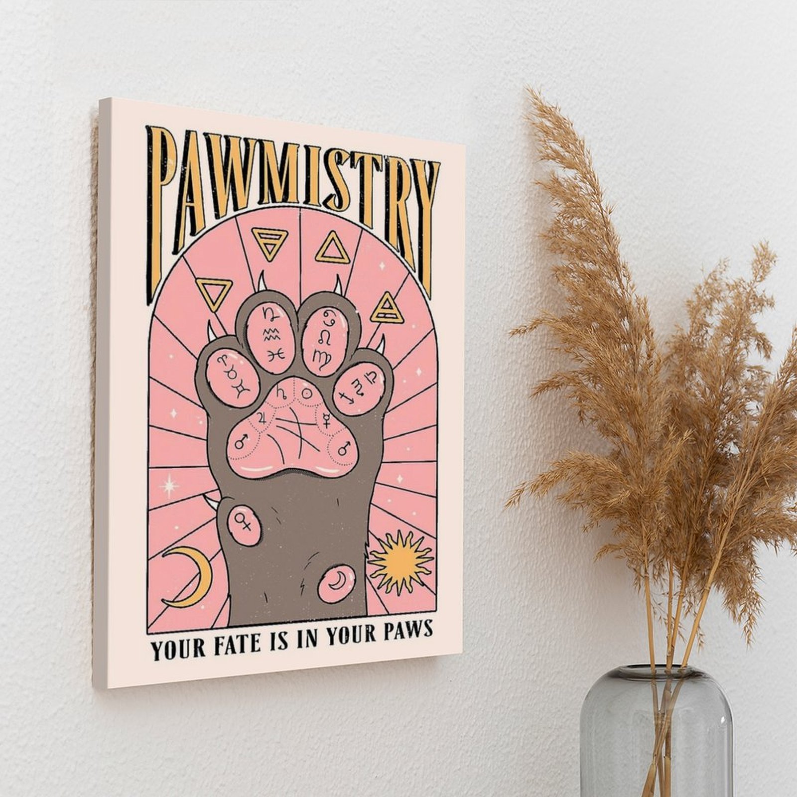 Pawmistry Leinwandgemälde, Pos – Home Cinema Usa Bewertung und Preis