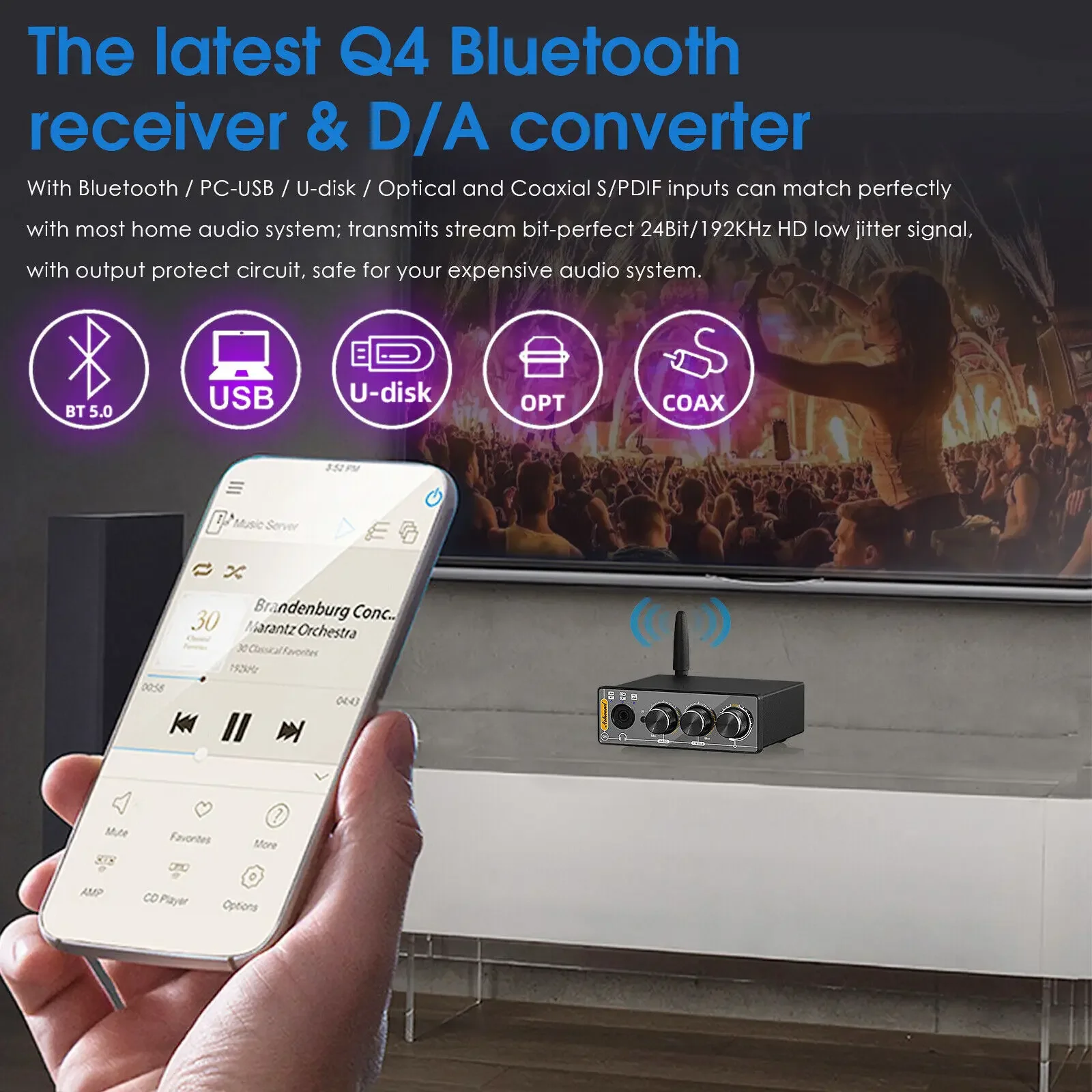 Nobsound Q4 Mini Ddigital-Anal – Home Cinema Receiver Bewertung und Preis