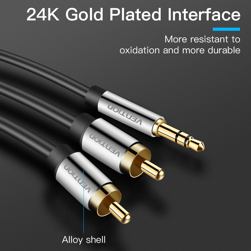 Vention RCA-Kabel 3,5 auf 2rca – Home Cinema Furniture Bewertung und Preis