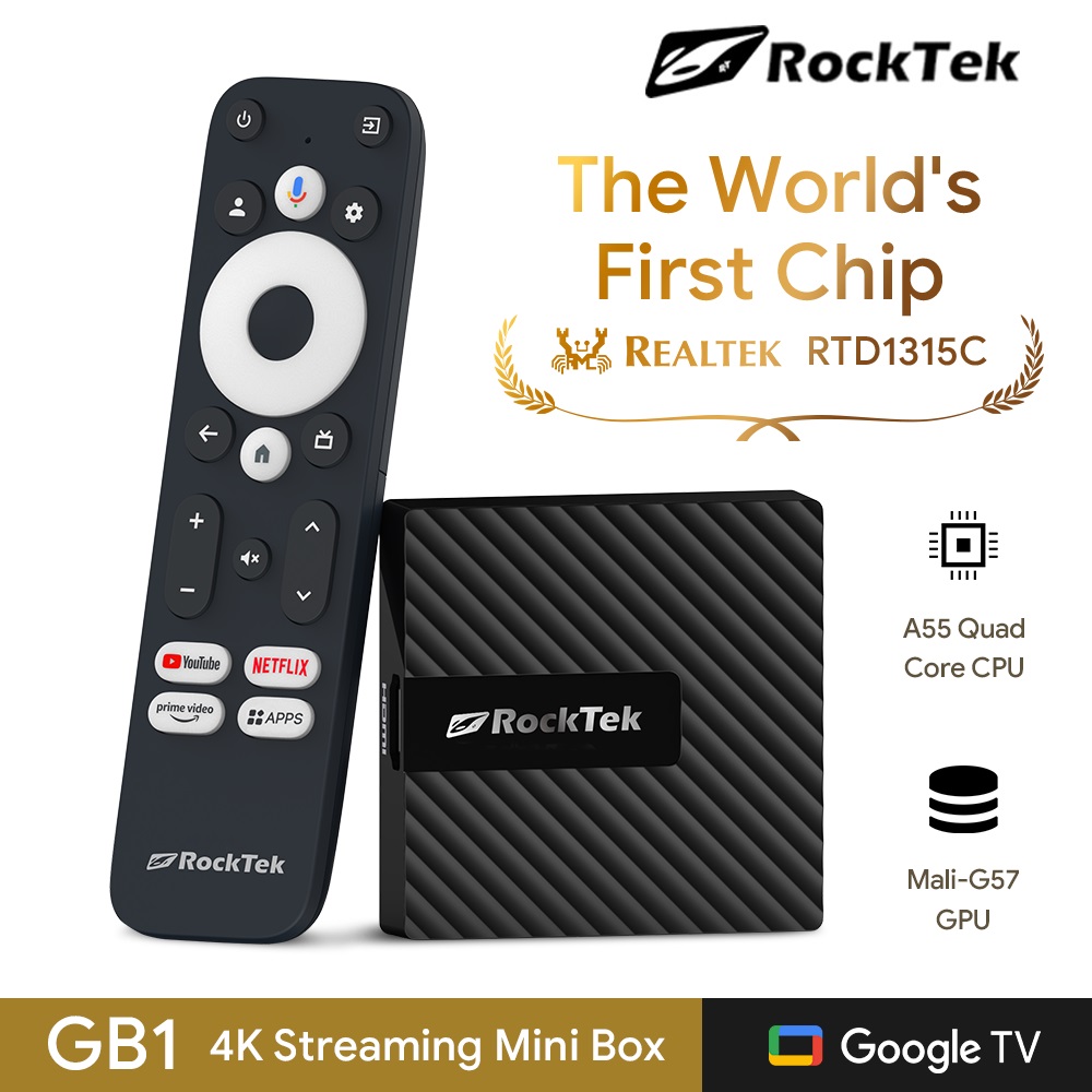 RockTek GB1 TV-Dongle Netflix  – Home Cinema Dolby Atmos Bewertung und Preis