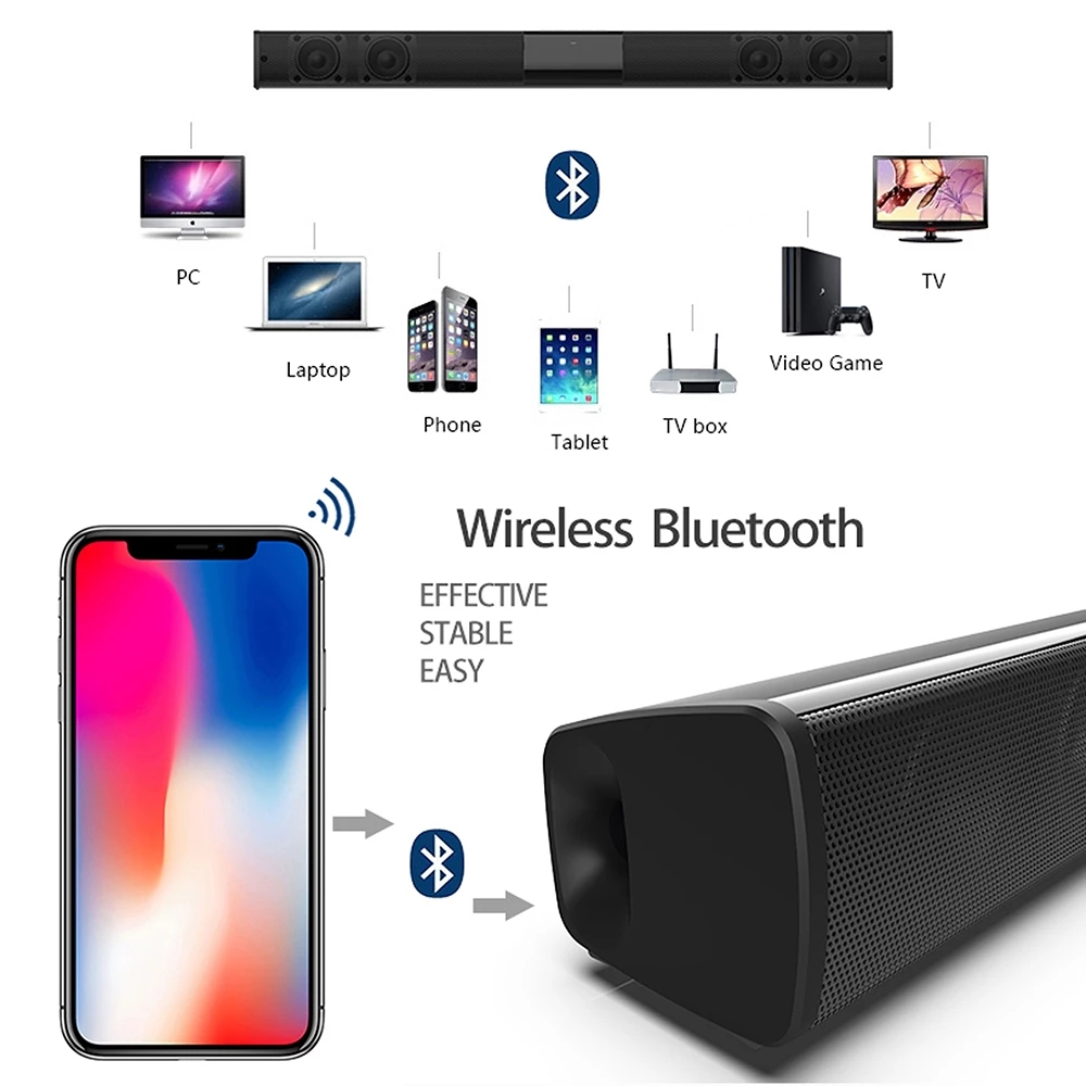 40W Bluetooth-Lautsprecher, le – Soundbar Bluetooth Home Bewertung und Preis